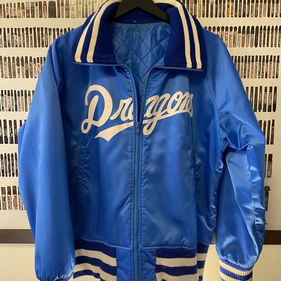 Descente - Chunichi Dragons vintage On-Field Bomber jacket (1986) NPB JAPAN Team - Picture 1 of 15